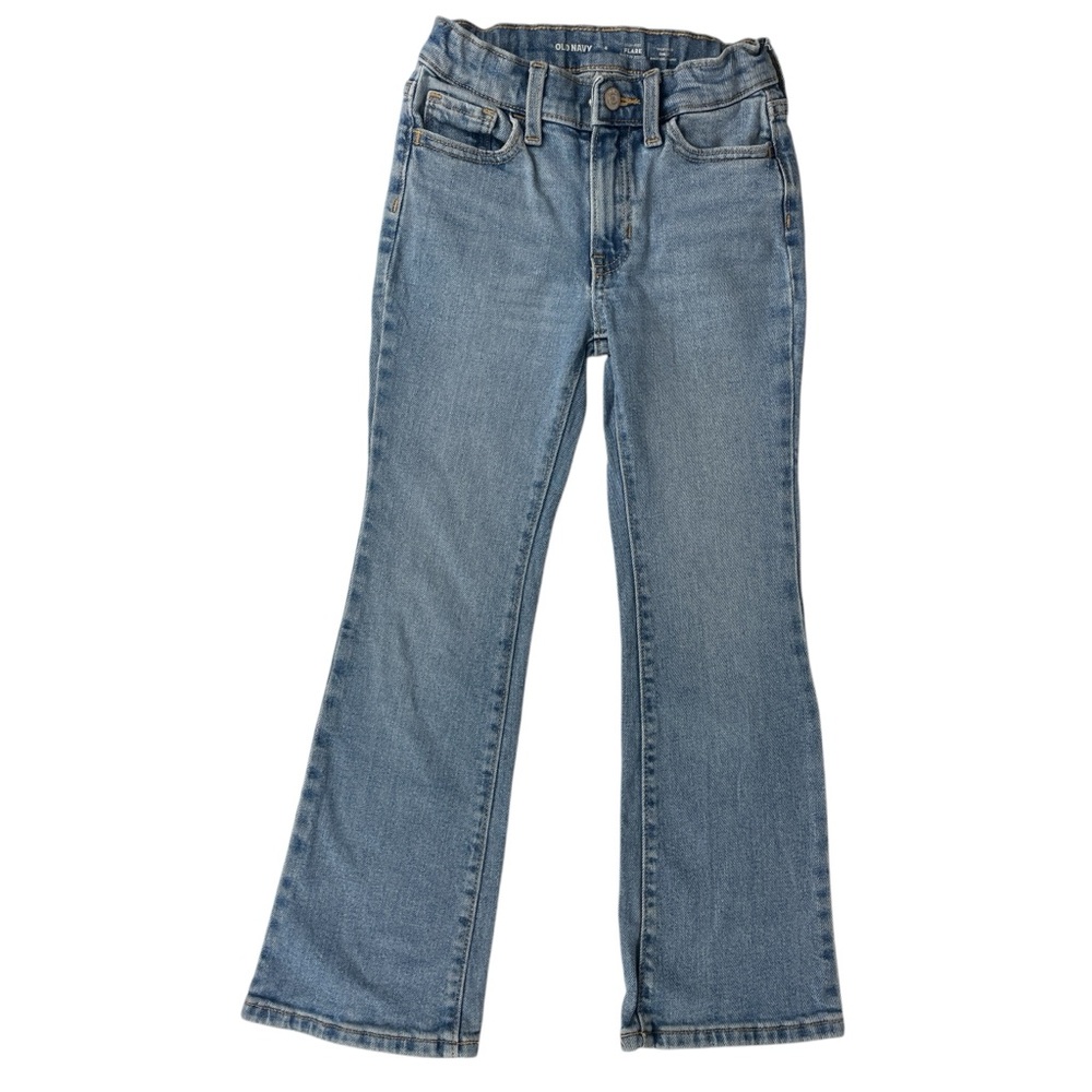 Old Navy Girls High Waisted Built in Tough Flare Jeans Size 8